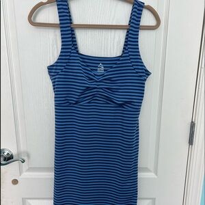 Stripe blue dress, size M by Alpine design